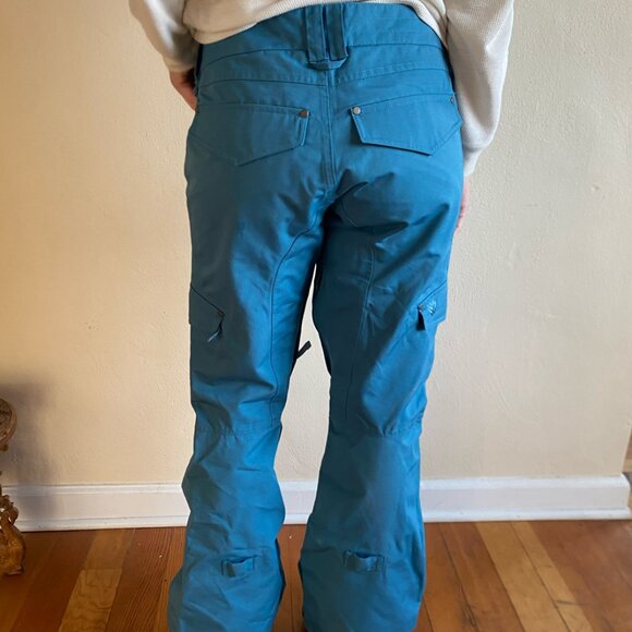 *Like New* Burton The White Collection Women's Ski Snowboard Pants - Teal - M - Picture 8 of 8